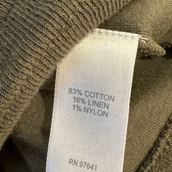 JJill Button Down Hoodie - Large, Sage - Picture 11 of 11